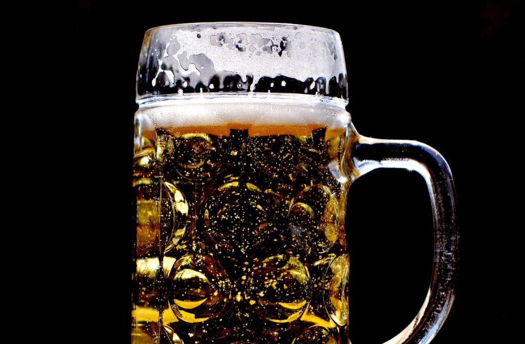 beer, beer garden, thirst