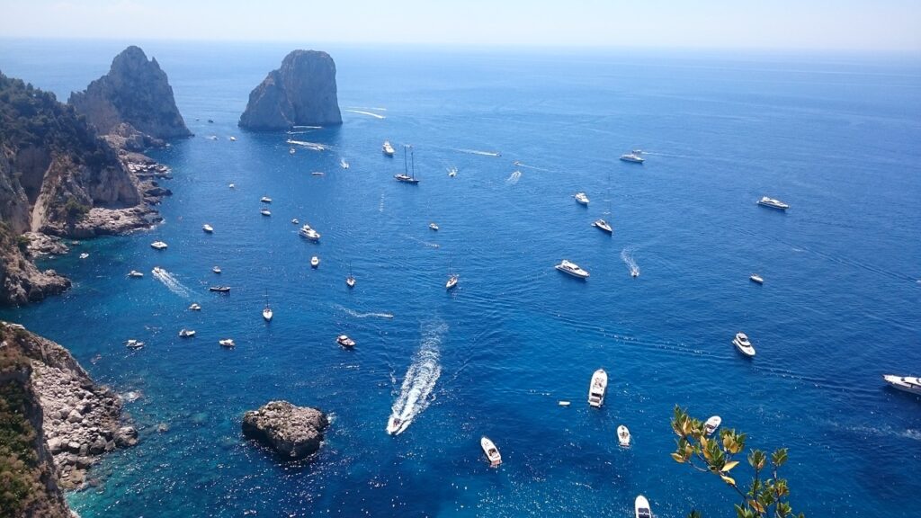 capri, faraglioni, vip