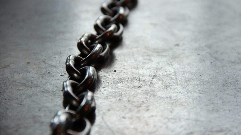 chain, link, metal