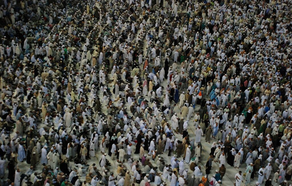 hajj, people, group