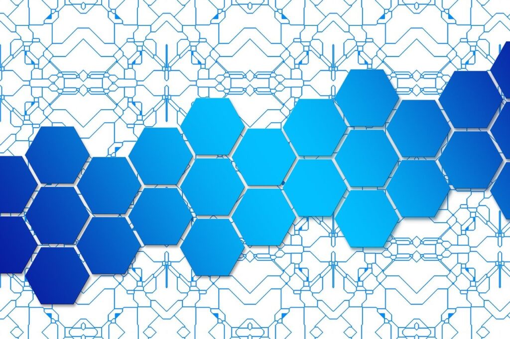 hexagons, honeycomb, hexagon