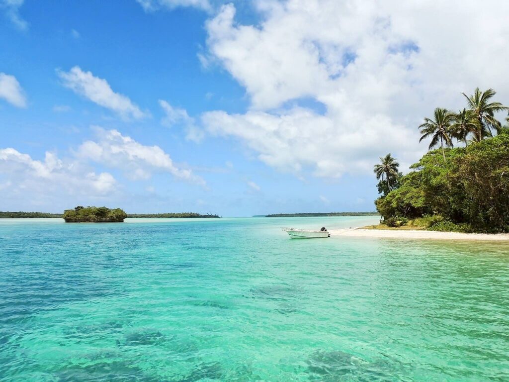 boat, island, paradise