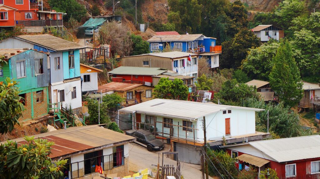 valparaiso, houses, chile
