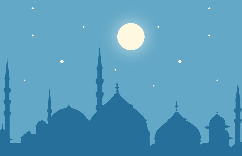 ramadan, kareem, moon