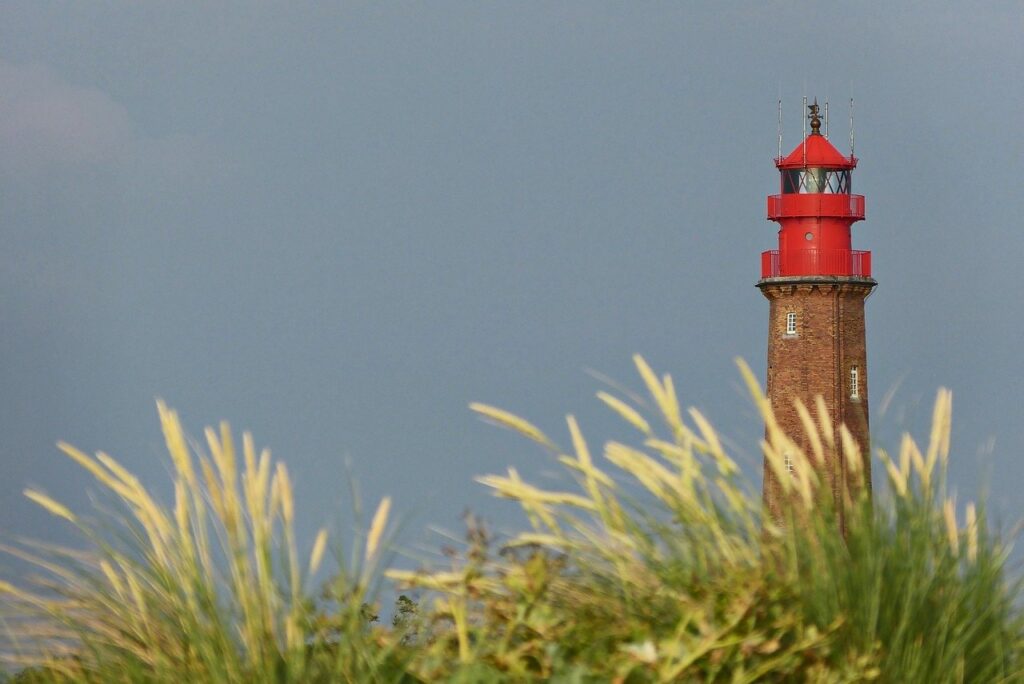 lighthouse, coast, travel