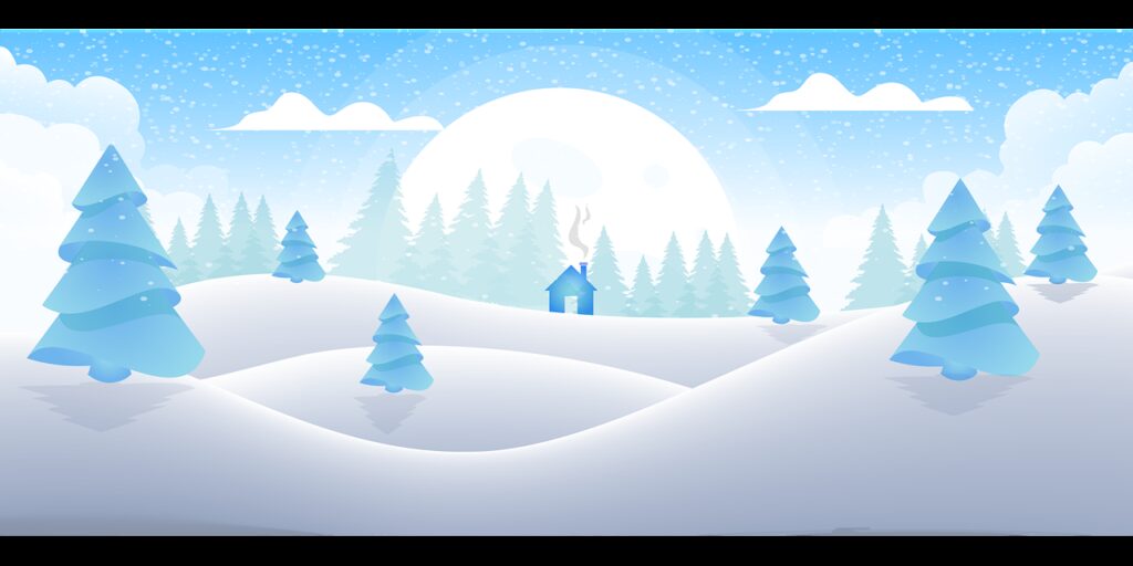 winter, snow, nature