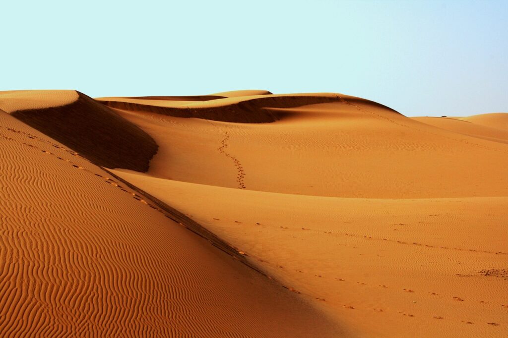 desert, sand, dunes